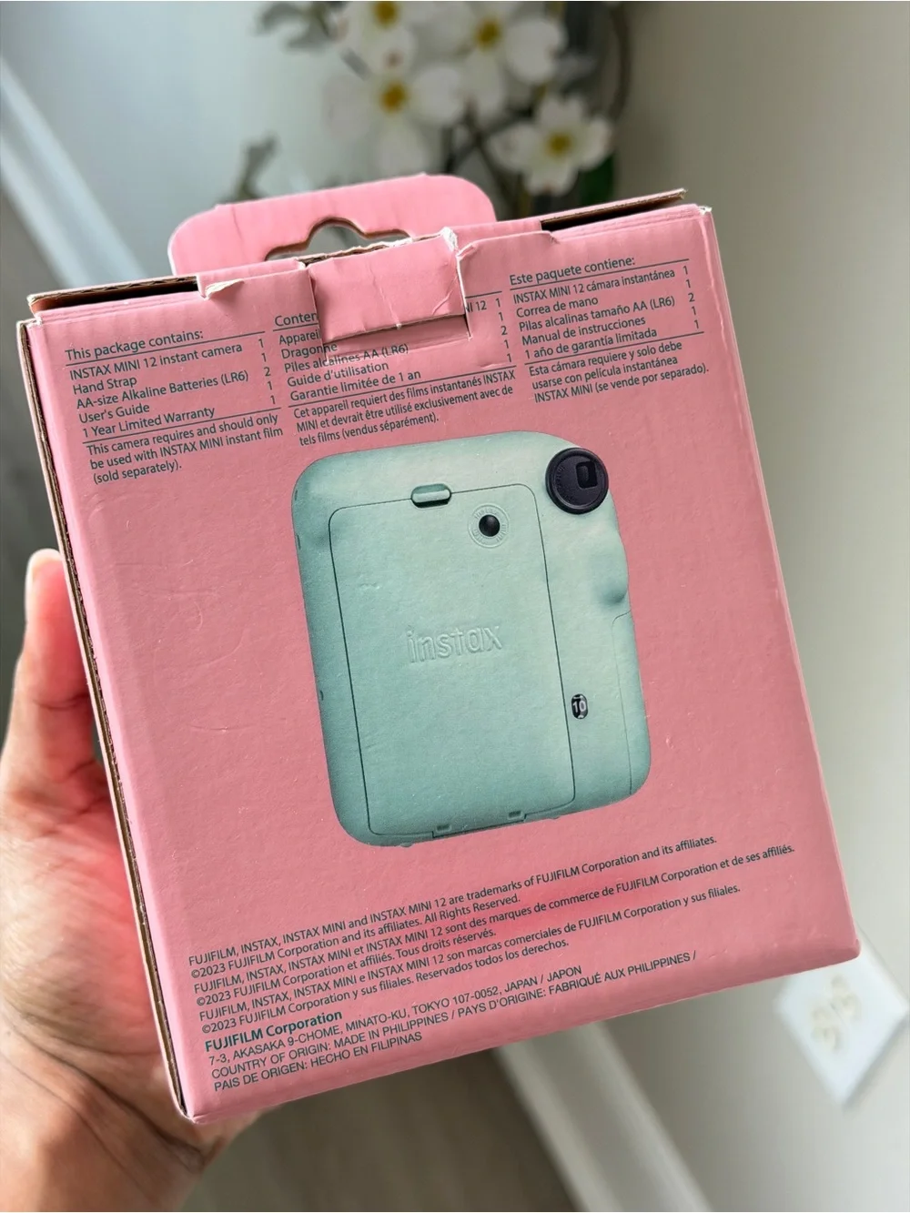 Fujifilm Instax Mini 12 Instant Camera - Mint Green